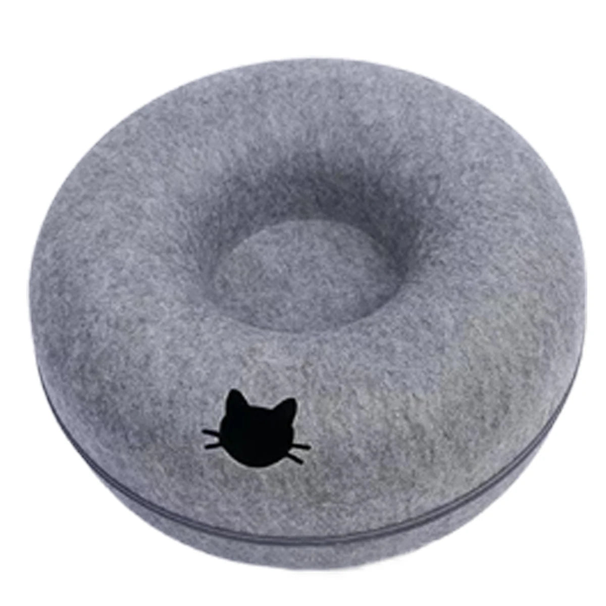 Felt Donut Cat Tunnel Bed - AgTechShop