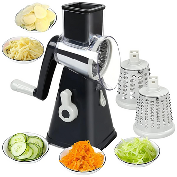 3-in-1 Rotary Cheese Grater & Vegetable Slicer - AgTechShop