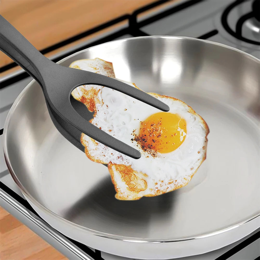 2 In 1 Spatula Tongs for Eggs - AgTechShop