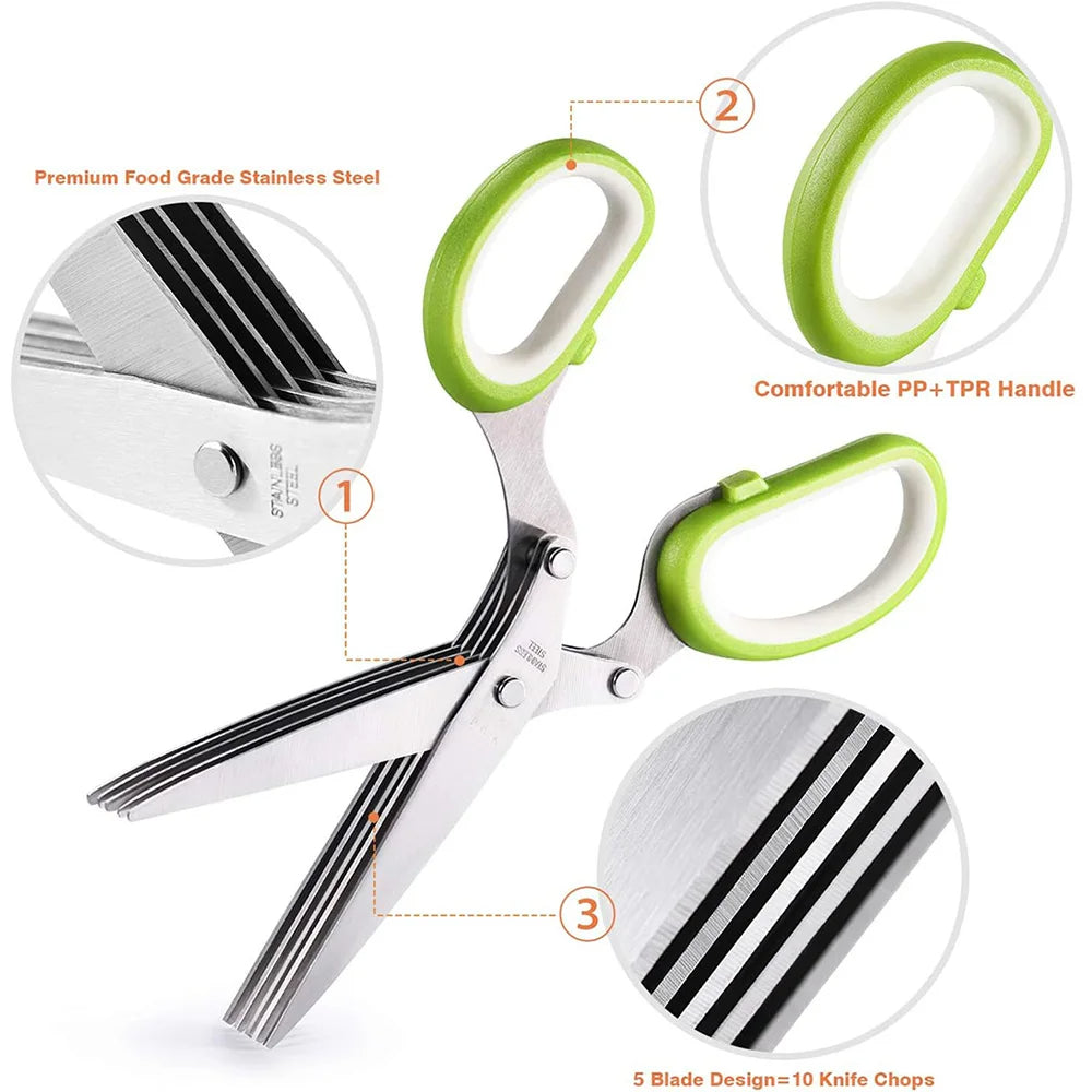 Herb Vegetable Kitchen Scissors - AgTechShop