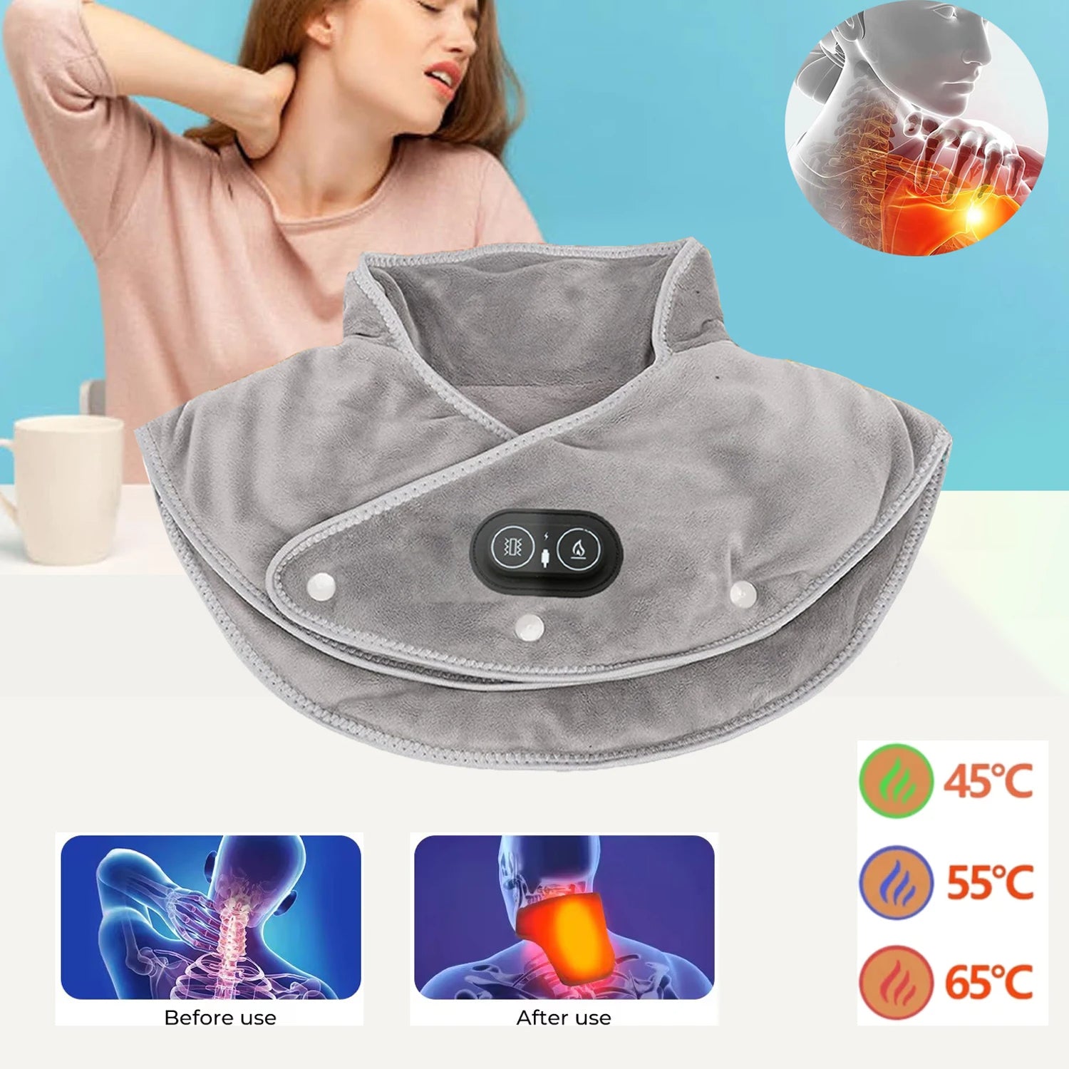 Electric Heating Shoulder Neck Pad - AgTechShop