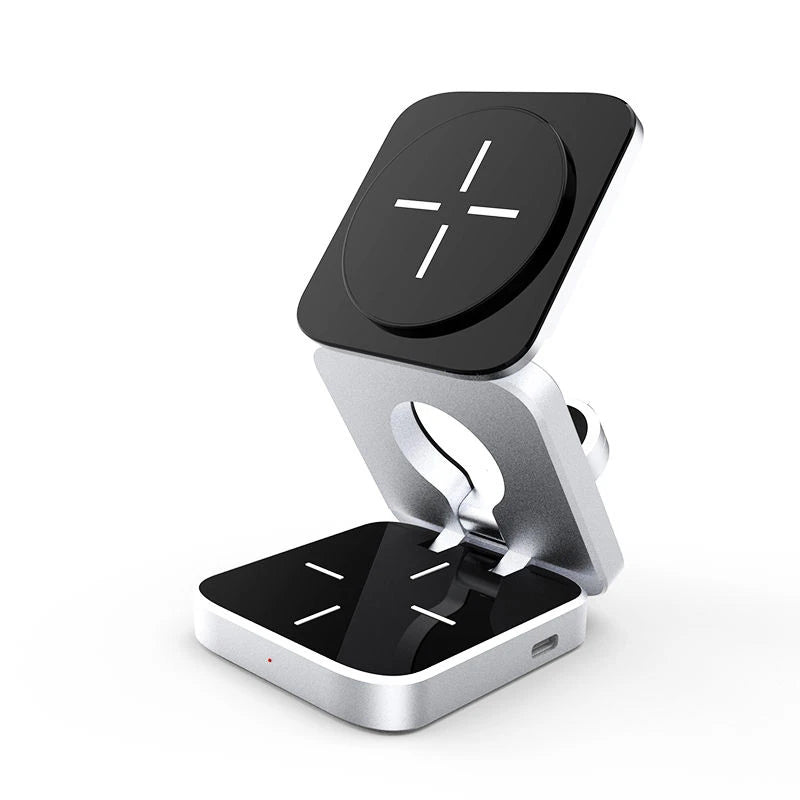 Portable 3 in 1 Foldable Wireless Charger Stand - AgTechShop