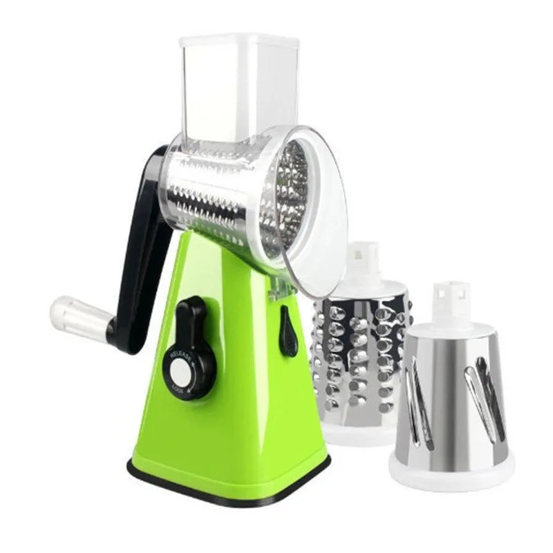 3-in-1 Rotary Cheese Grater & Vegetable Slicer - AgTechShop